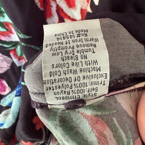 Johnny Was Boho Zahra Pheasant top size XS - Picture 6 of 14